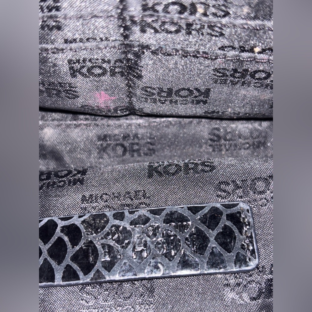 Michael Kors Python Embossed Hamilton Flap Should… - image 6